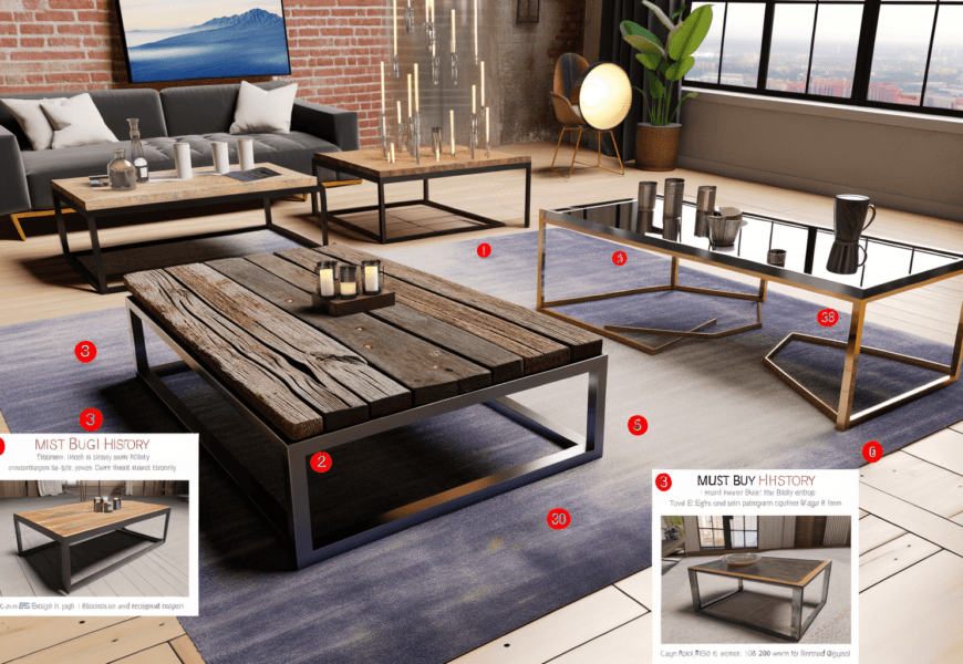 Top 5 Modern History Coffee Tables to Buy in 2024